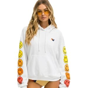 Aviator Nation Smiley Sunset Unisex Hoodie